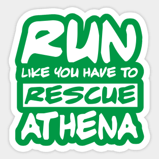 Saint Seiya - Run like you have to rescue Athena (Doragon no Shiryu) Sticker